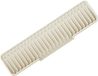 Tapis d'évacuation en silicone - absorption rapide, empêche les éclaboussures, bord étroit pour plans de travail et robinets, convient à différentes tailles d'évier (blanc - 35 x 6 cm)