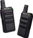 Retevis RT619 PMR446 Funkgerät, wiederaufladbar, mit 1300mAh Batterie, 16 Kanäle, VOX, CTCSS & DCS. Tragbares, handliches Zwei-Wege-Funkgerät. Weihnachtsgeschenke für Familien mit Kindern (Schwarz, 2 Stück)