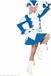 Widmann Majorette Kostuum Stacy Dames Blauw M