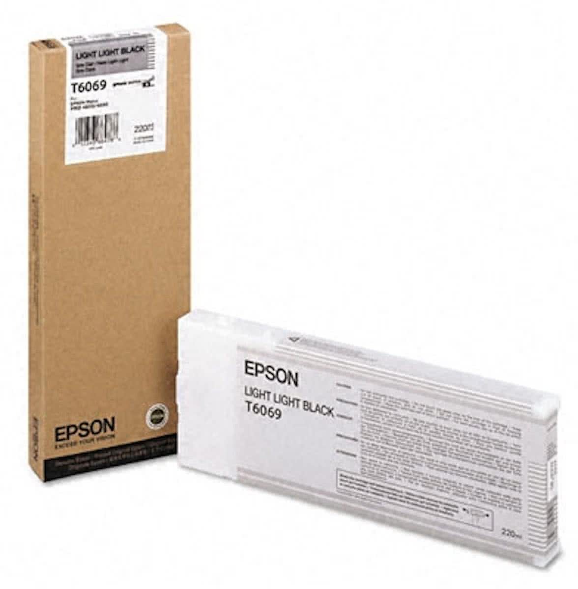 Epson T6069 - Inktcartridge / Licht Zwart