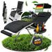 Fauteuil de jardin pliable avec protection solaire