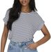 ONLY ONLMOSTER Top - Gestreept - XS - Viscose/Polyester/Elastaan - Cloud Dancer