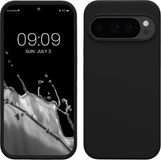 kwmobile telefoonhoesje geschikt voor Google Pixel 10 / Pixel 10 Pro - Hoesje met siliconen coating - Smartphone case in mat zwart