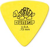431R.73 Jim Dunlop Tortex Triangle Plectrum - 0.73 mm - Geel - 72-pack