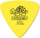 431R.73 Jim Dunlop Tortex Triangle Plectrum - 0.73 mm - Geel - 72-pack