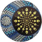 Diamantmozaïek Mandala, zon en maan, 30x30 cm