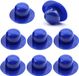 Allecto Plus - Bouchons de remplacement pour pompe de filtration de piscine (bleu, 6 pièces) - Convient pour Intex et Bestway
