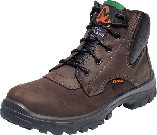 Emma Zandvoort Werkschoenen S3 Hoog Bruin Maat 42