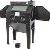 HBM SBC 350 Straalcabine met Afzuiging - MAT ZWART