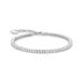 Thomas Sabo Damen Armband Silber Zirkonia Herz 19 cm