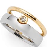 JEWELS Leonardo Jewels - 025398 - Ring Claire - Dames - Staal - Veelkleurig - Maat 63