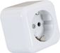 Prise Schuko en saillie Type F Blanc