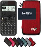 Casio fx-991CW ClassWiz incl. WYNGS Beschermhoes Rood - Wetenschappelijke Rekenmachine - Basis Pakket (speciaal voor België)