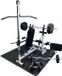 Gorilla Sports Fitnessbank Wit Met Gewichten 100 kg - Lat Pulley - Puzzelmat - Complete Set Gripper Kunststof
