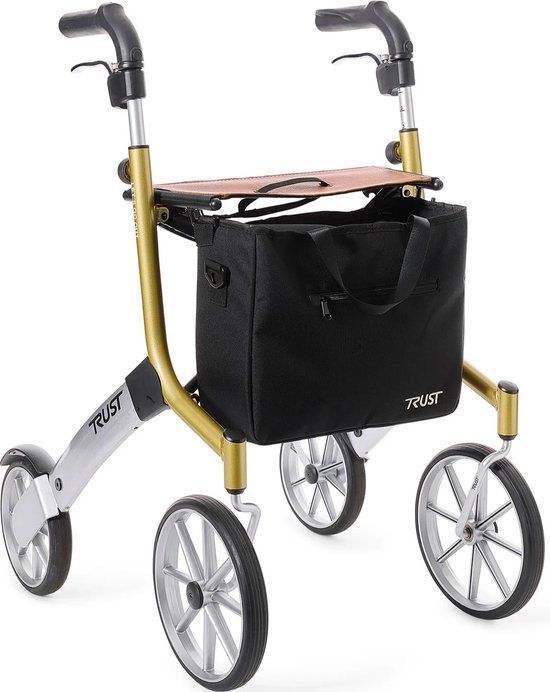 Trustcare Let's Go Out rollator - Beige/zilver