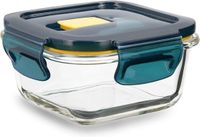 3843 Quid Astral Hermetische Lunchtrommel Blauw Glas