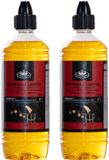 Esschert Design Bv Bio citronella lampenolie - 2x - 750 ml - citrusgeur - fakkelolie voor tuinlampen en tuinfakkels