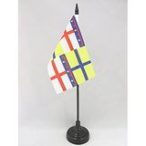 AZ FLAG Tafelvlag Emilia 15x10 cm Polyester 100D Plastic Voet