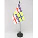 AZ FLAG Tafelvlag Emilia 15x10 cm Polyester 100D Plastic Voet