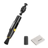 NEEWER 2-in-1 cameralens reinigingsaccessoireset voor elektronica, telefoons, tablets, laptops, 1 x dubbele kop lensborstel pen + 1x reinigingsdoek, HM-51