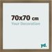 Your Decoration Cadre photo 70x70 cm MDF Bronze Décor Bologne