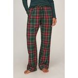 Hunkemöller Petite Pyjamabroek Flanel Groen