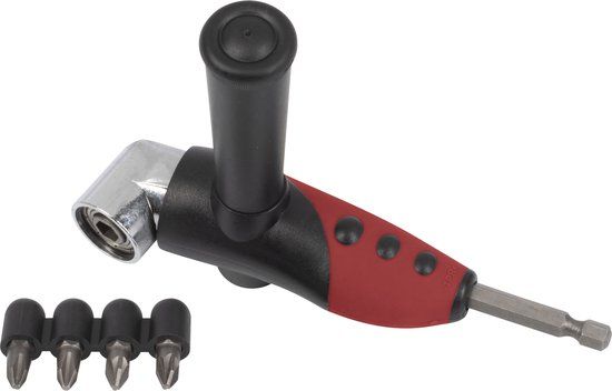 Kreator Haakse bithouder - KRT063700 - Zwart/Rood