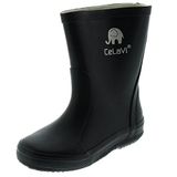 Celavi Kinderen Unisex waterdichte rubberen laarzen, 100% natuurlijk rubber regenlaarzen, maat: 24, kleur: donkerblauw, 1147