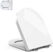 Merkloos Luxe U-vormige Toiletzitting Blanc Bois Souple-close