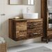 Maison Exclusive - Ensemble de meubles de salle de bain, 2 pièces, bois recyclé, 79,5 x 44,5 x 82 cm