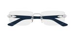 Cartier Ct0581o Lunettes De Vue Homme Argent Rectangles 56mm