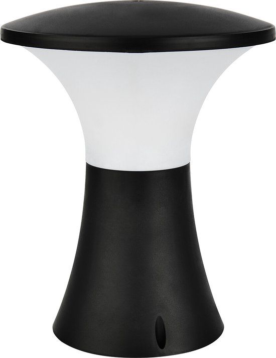 BES LED Papatyana 1 - Outdoor Pedestal Lamp - E27 - Round - Black