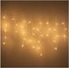Lumineo Ijspegelverlichting - 384 LED - Warm Wit - 1400 cm - H75 cm - 8 Functies - Batterij