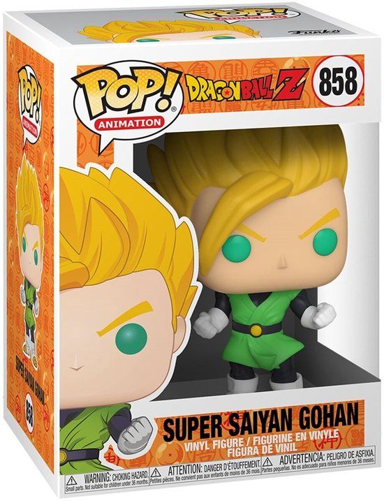 Funko Pop Animation: Dragon Ball Z - Super Saiyan Gohan #858