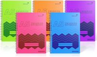 Silvine Notitieboek met draadkambinding, 160 pagina's, A5, afwasbaar, 10 stuks