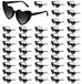 Set de 6/12/24/48 lunettes de soleil en forme de cœur pour enterrement de vie de garçon
