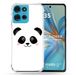 Cokitec Versterkte hoes voor Motorola G75 5G Animal Panda Wit