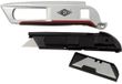 WEDO Veiligheidscutter links/rechts, trapeziummes, zilver/zwart/rood