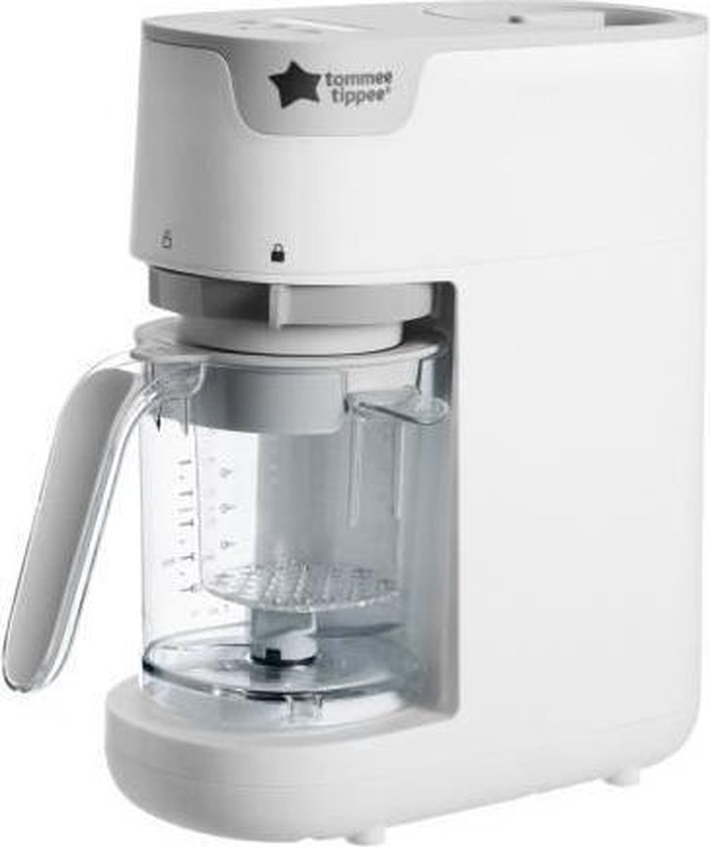 Tommee Tippee Snoepmachine Quick Cook geschikt voor alle ontwöhningsfasen, wit wit