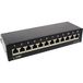 InLine Patch Panel Cat.6a 12-poorts Zwart