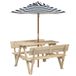 VidaXL Tuintafel Blauw