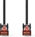 Nedis Câble réseau CAT6 - RJ45 mâle - RJ45 mâle - S/FTP - 0,20 m - Rond - LSZH - Noir