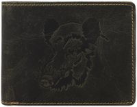 Greenburry - Vintage Animal wallet - wild boar - men - olive