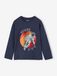 VERTBAUDET **[Brand]** T-shirt jongens lange mouwen omkeerbare pailletten marineblauw