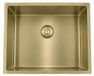 Pure.Sink Comfort PVD Gouden spoelbak 50x40 cm 10mm radius onderbouw, vlakbouw en opbouw PCM5040-60