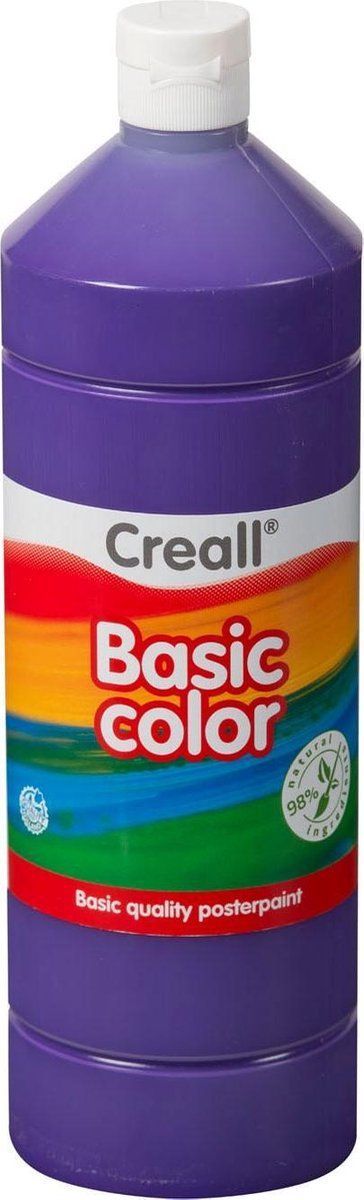 Creall School Paint Purple, 1 Liter - 8714181018090