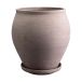 Bergs Potter Cache-pot avec soucoupe Delphi 2 pièces Gris, Ø26 cm