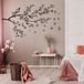 Sticker Mural Branche Sakura 277x486 Cm Noir