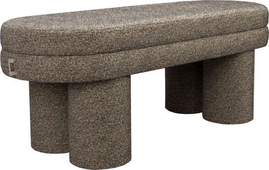 Dutchbone Fern Bankje - Zwart - 110 cm breed