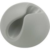 TRU COMPONENTS Support de câble auto-adhésif 547611 Diamètre de faisceau (plage) 9 mm (max) Gris 1 pièce(s)